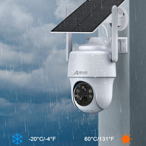 ANRAN G1 2K 3G/4G LTE Solar Battery Security Camera