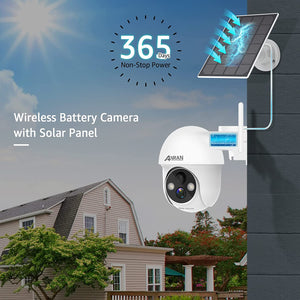 ANRAN Q1 Pro 2K Solar Battery Camera