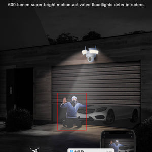 ANRAN F1 Pro 2K Solar Floodlight Security Camera