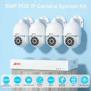 ANRAN 3K 5MP POE Security Camera System